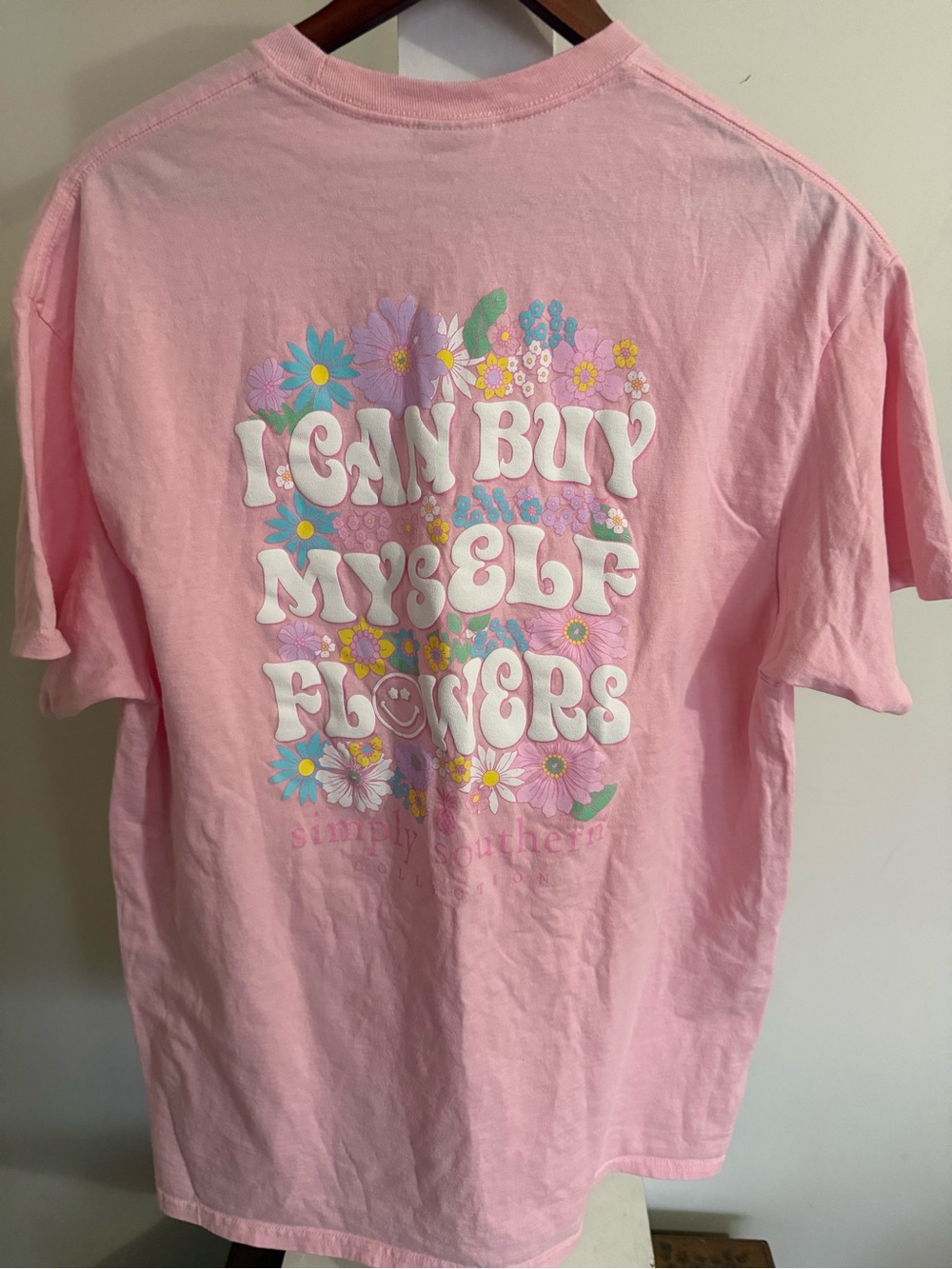 Simply Southern I Can Buy Myself Flowers Tee Shirt